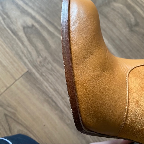 Rachel Zoe Brown Suede and Leather Booties - Picture 10 of 12